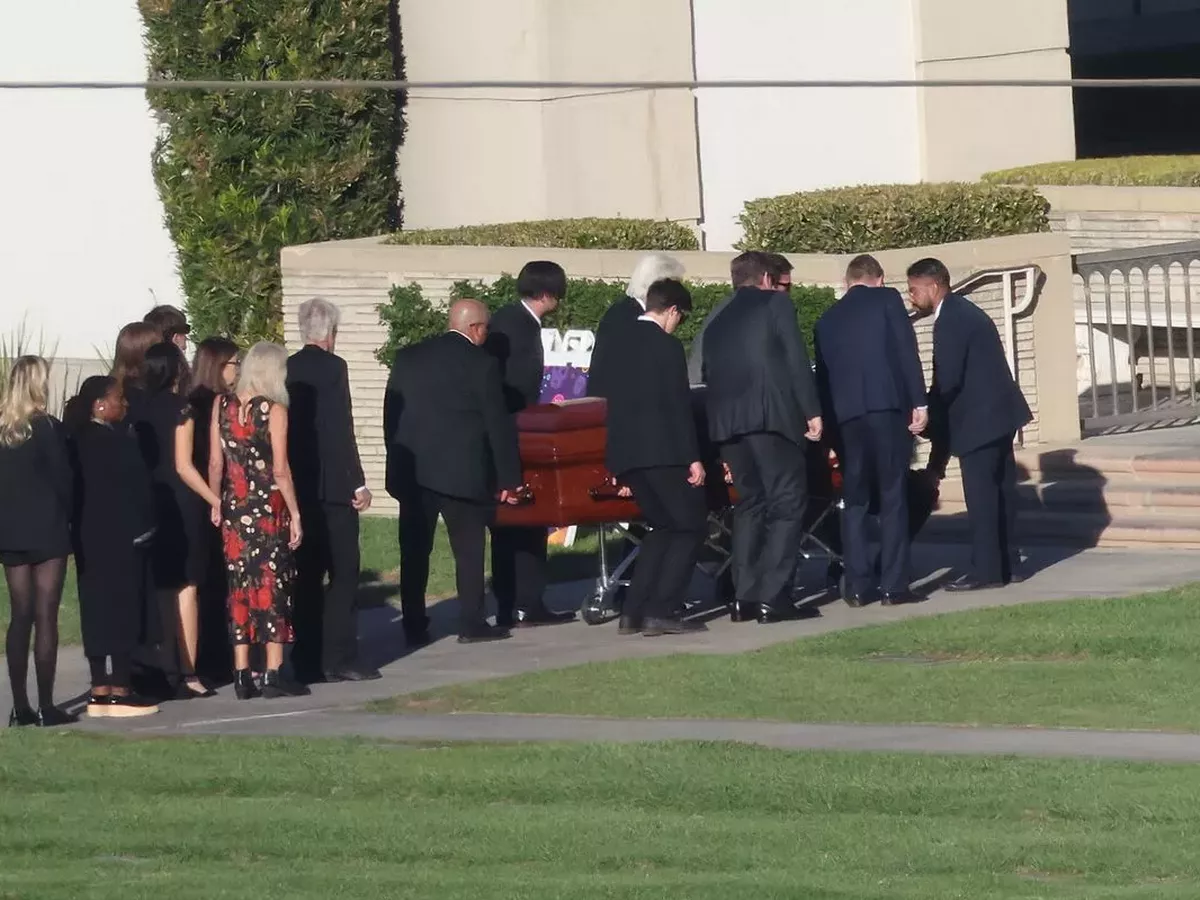 First Pictures Emerge From Matthew Perry's Private Funeral Australian ...