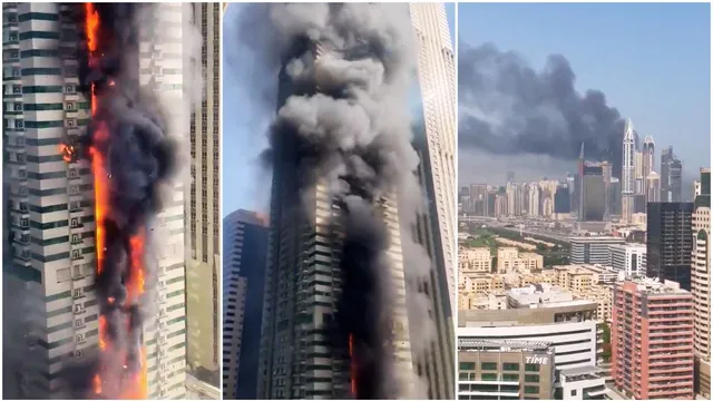 Inferno Rages Through 67-Story Skyscraper as Fears of Collapse Mount