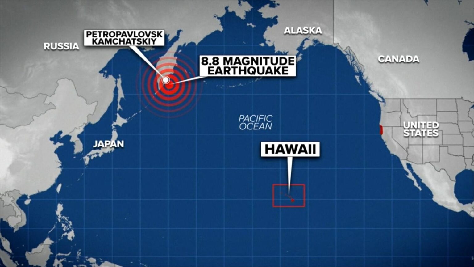 Tsunami Warnings Downgraded as Pacific Tsunami Threat Recedes