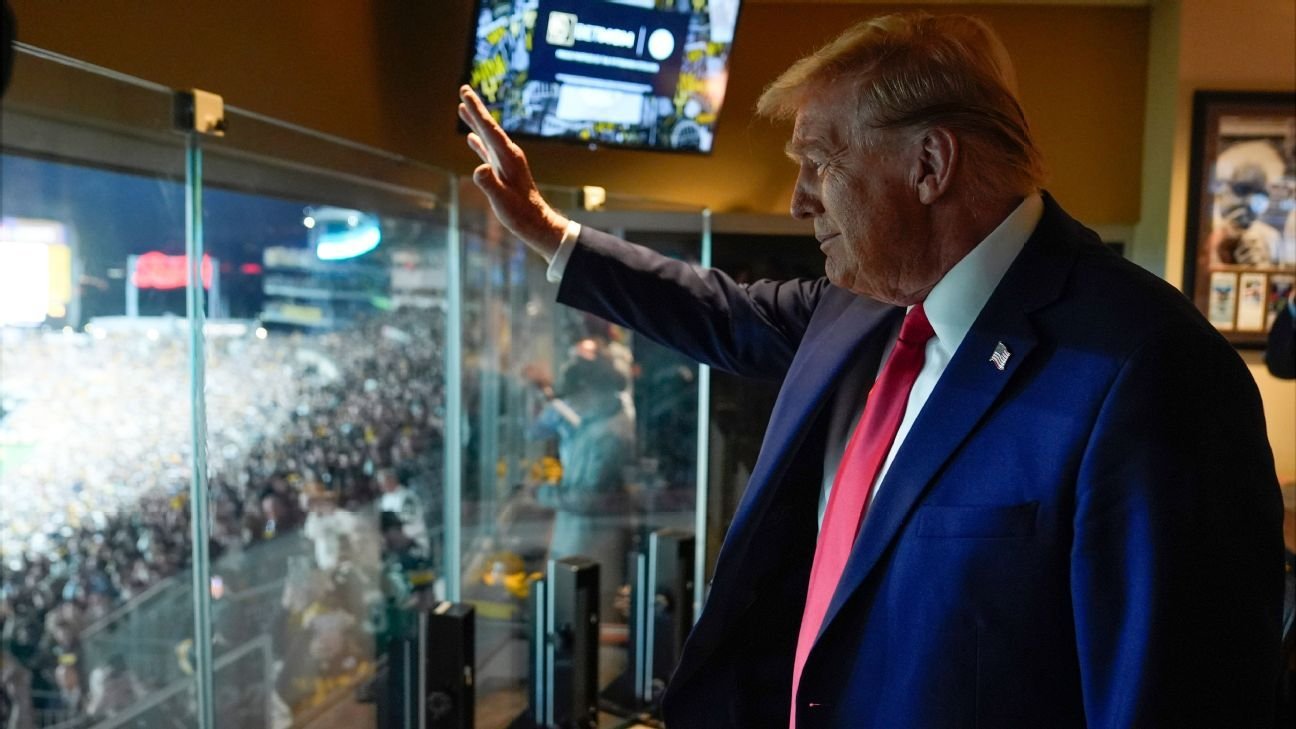 US President Donald Trump demands Washington Commanders NFL franchise and Cleveland Guardians MLB team change back to controversial names image 2