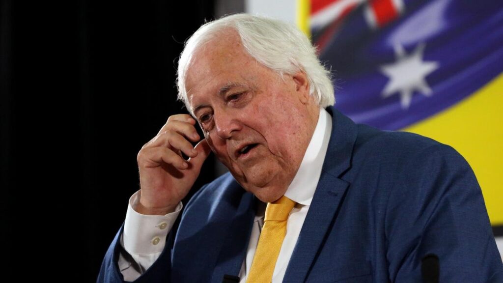 Clive Palmer Hacked In Major Bank Security Risk