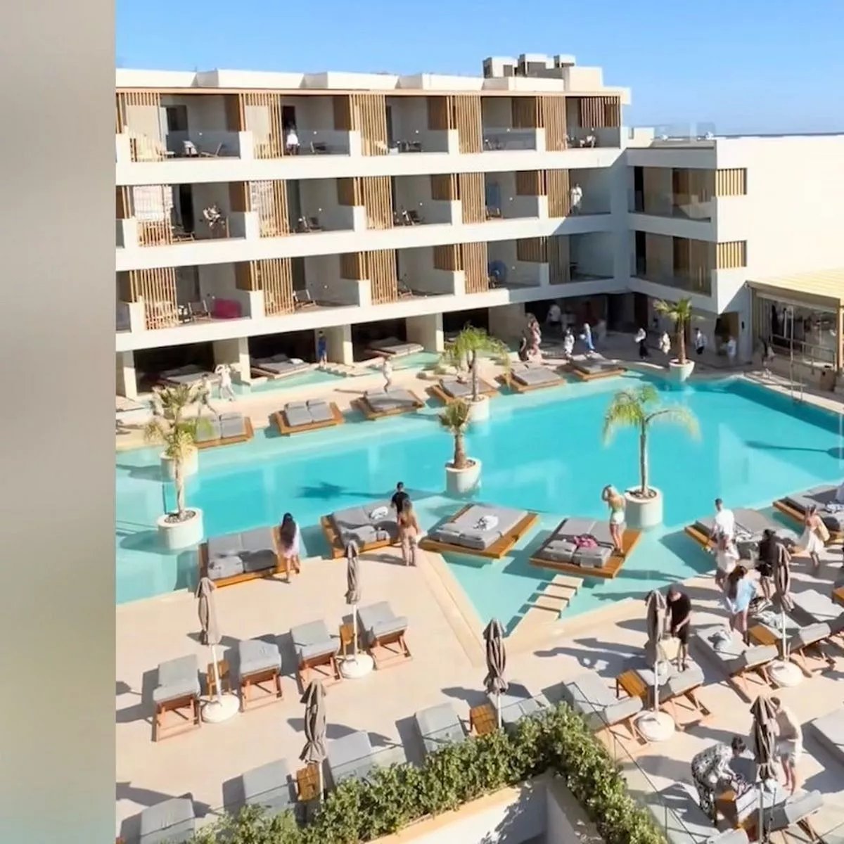 Influencers' actions cause sunbed STAMPEDE leaving guests FURIOUS image 2