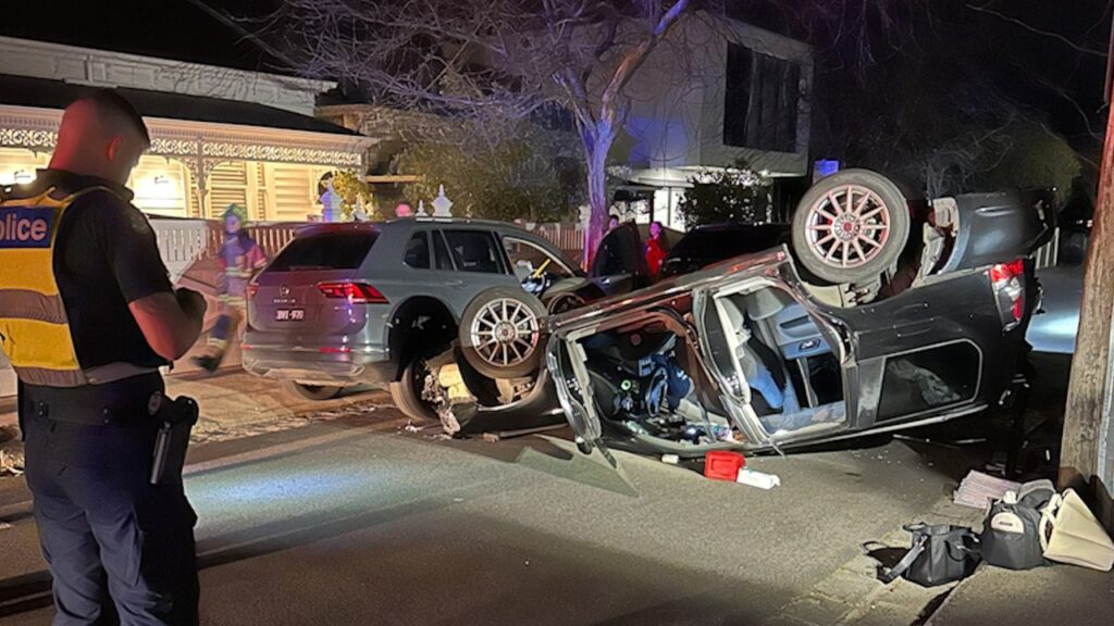 Teen Girls Arrested After Crashing Into Parked Cars In Melbourne