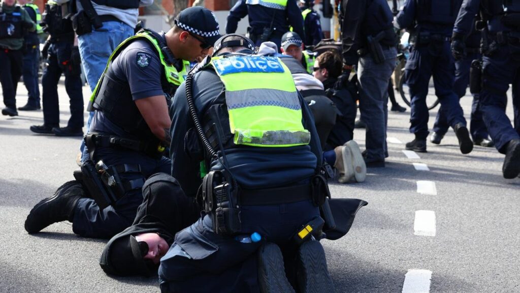 Four Arrested As Pro-Trans Protesters Clash With Police