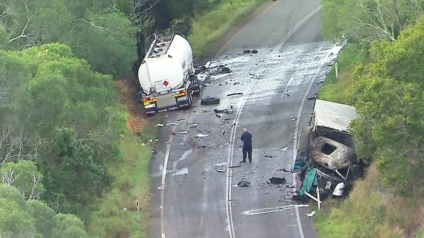 Two Dead After Horror Two Truck Crash