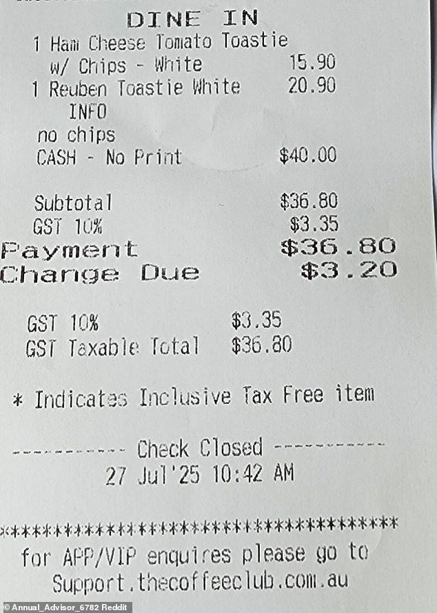Aussie Cafe Owner Slammed After 'Insane' Price For Toastie second image