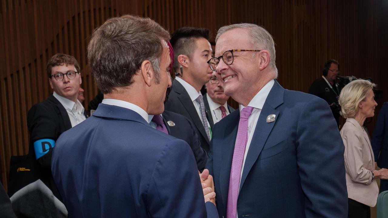 Albanese and Macron 'Working Together' For Two State Move second image