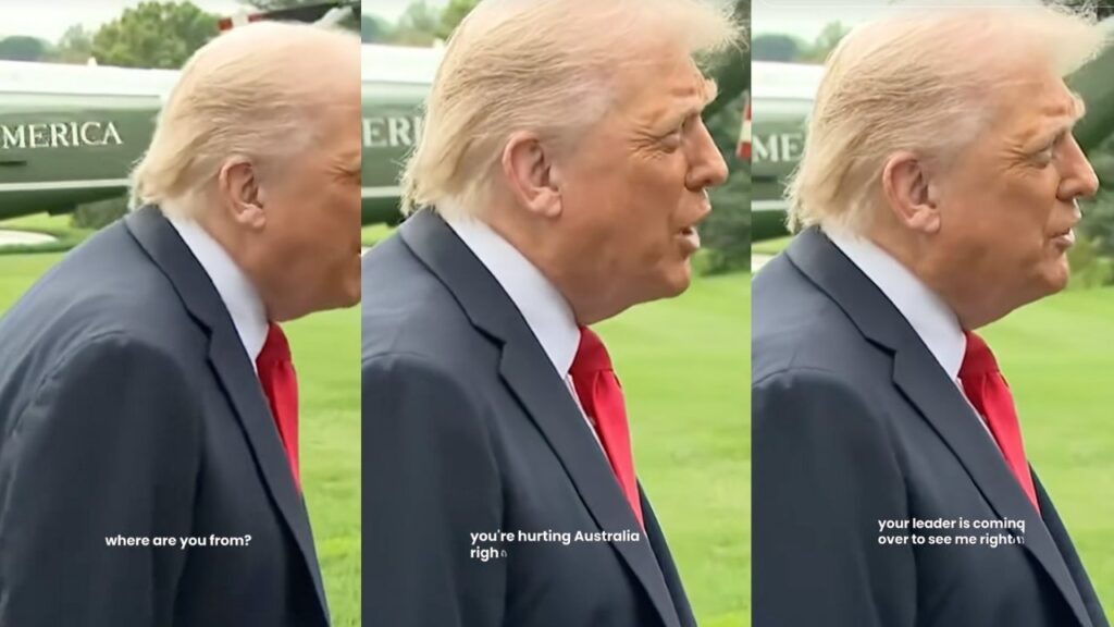 Trump Obliterates Aussie Reporter ‘You Are Hurting Australia’