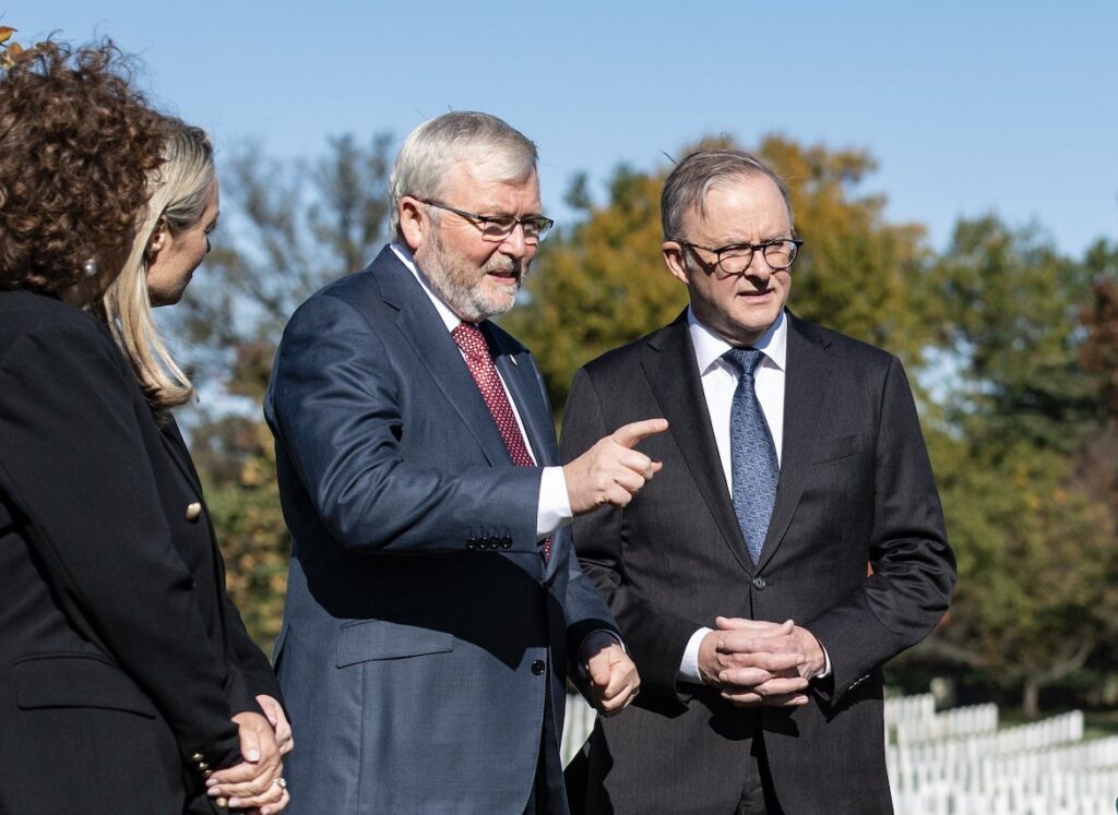 Albanese Slams “Fake Media” Reporting, Says Relationship With Trump Is Fine