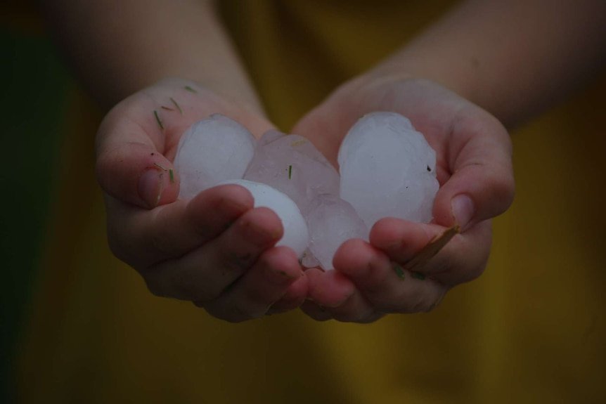 Hailstones Pound Aussie State As Savage Storms Wreak Havoc
