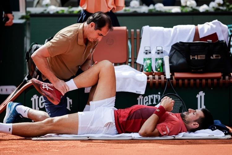Djokovic Collapses During Brutal Shanghai Masters Match