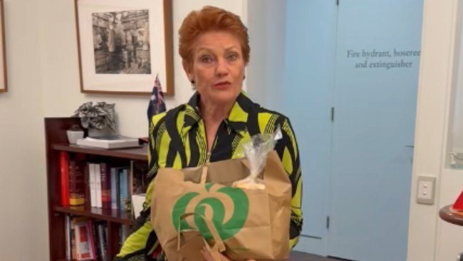 Hanson Slams Aussie Supermarkets Over ‘Rip-Off’ Paper Bags