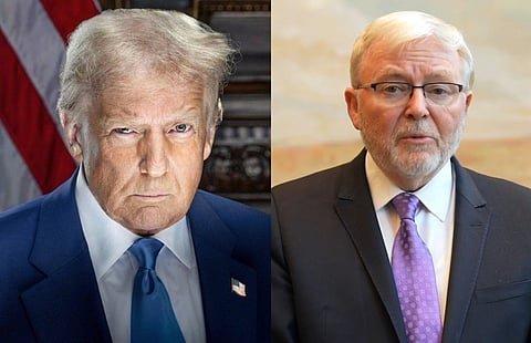 Rudd Slams Trump's 