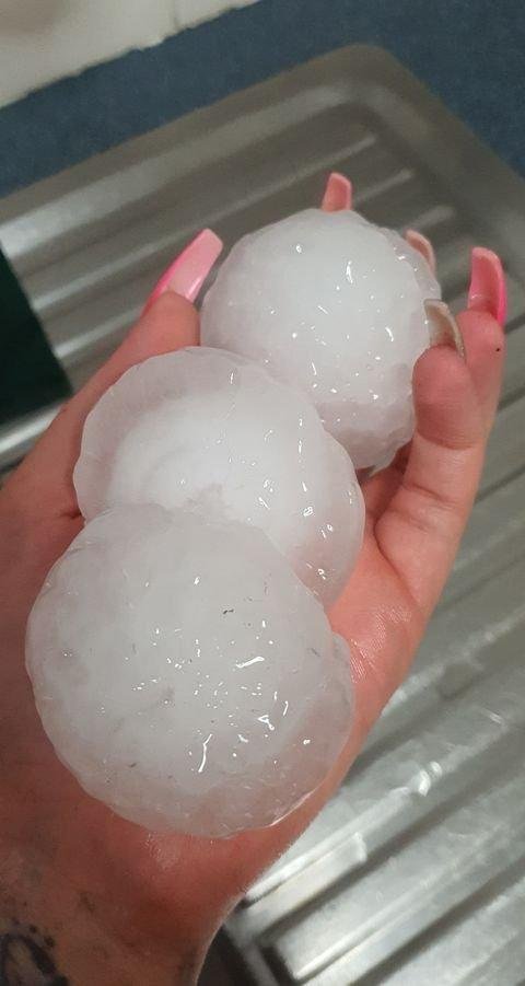 Giant Hailstones Wreak Havoc on South-East Queensland second image