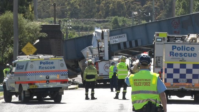  Horror on Bells Road Truck Smashes into Bridge, Trapping Passenger! second image