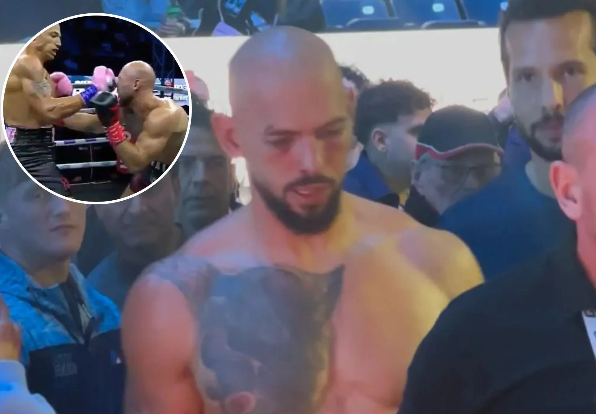 BATTERED AND BRUISED! Andrew Tate Left Bloodied in Debut Boxing Defeat second image