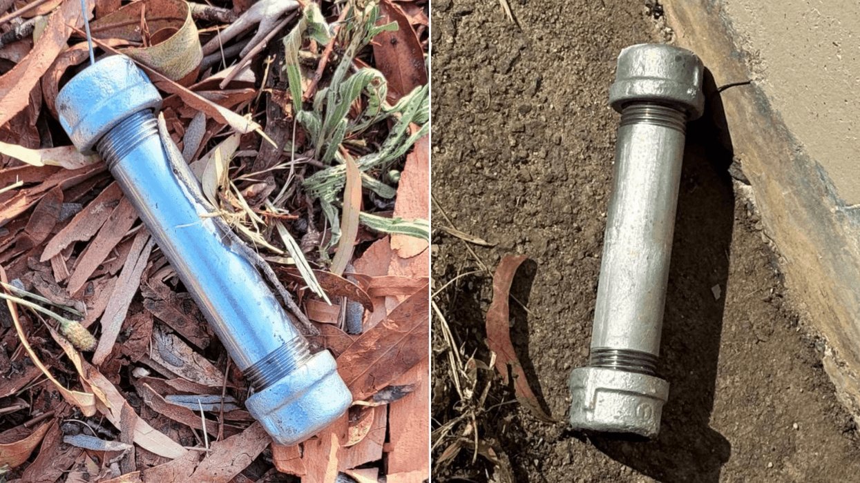 CANBERRA ON HIGH ALERT 11 Deadly Pipe Bombs Found on Footpaths - Second Image