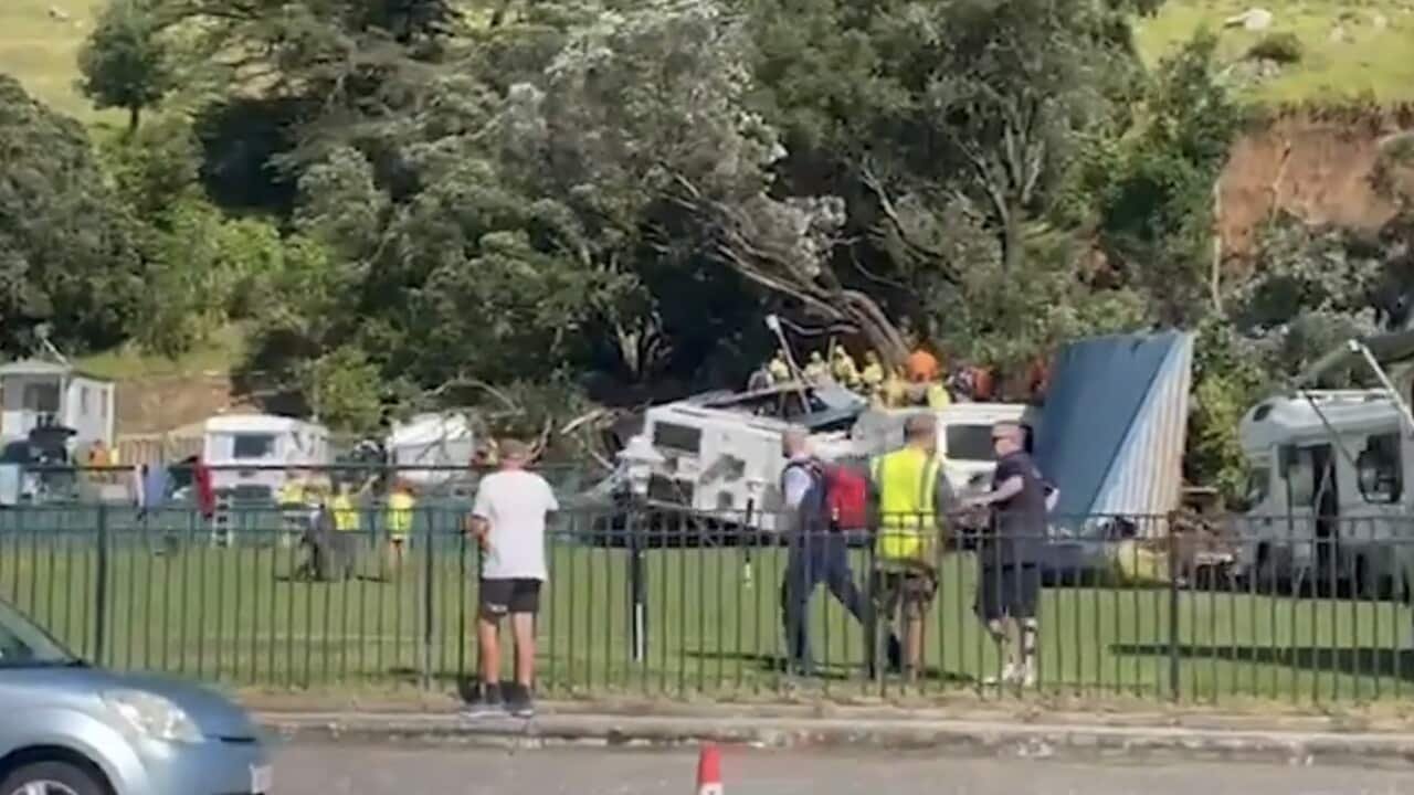 MASSIVE LANDSLIDE BURIES CAMPERS ALIVE IN NEW ZEALAND BEACHSIDE CARNAGE - Second Image