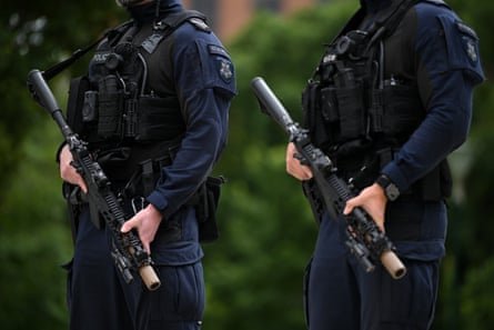 Riot Squad Patrols SCG with Firearms Amid Terror Fears - Second Image