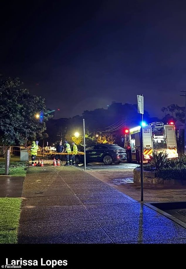 Man Plunges 6.5m Down Uncovered Drain in Sydney Storm Chaos - Second Image