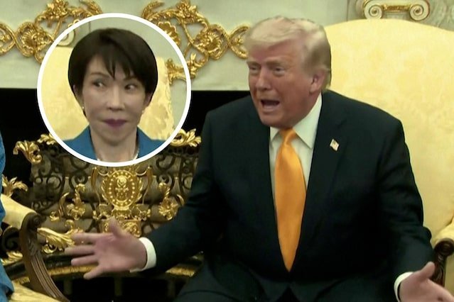 TRUMP'S PEARL HARBOR JOKE SPARKS AWKWARD MOMENT WITH JAPAN PM - Second Image