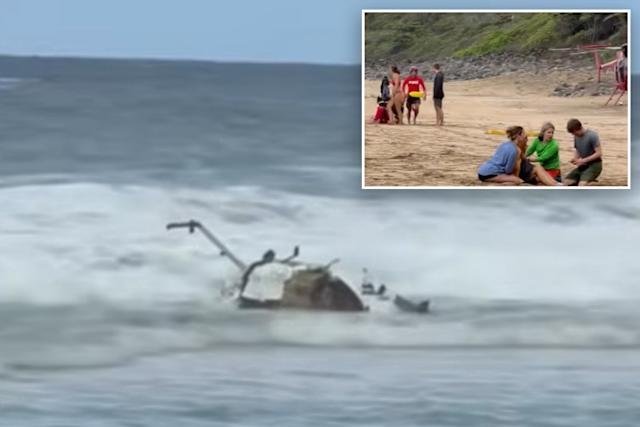 Helicopter Horror Three Die in Bloody Crash on Kauai's Idyllic Beach - Second Image