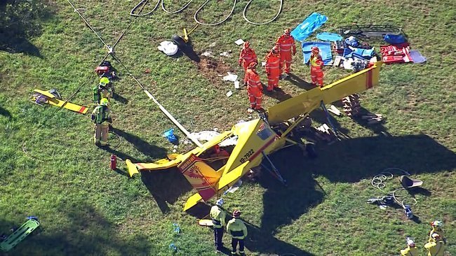 Plane Crash Horror Pilot Freed from Wreckage in NSW Highlands - Second Image