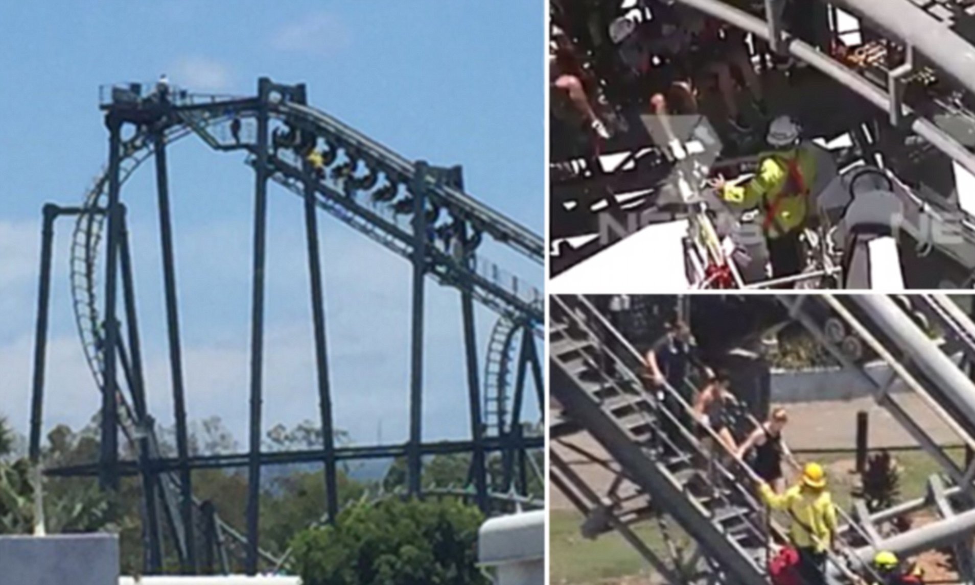 Riders Left Hanging in Midair as Gold Coast Rollercoaster Malfunctions - Second Image