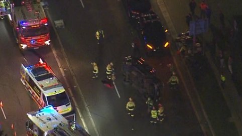 CRASH CHAOS Three Hospitalised in Sydney's Southwest Two-Car Smash - Second Image