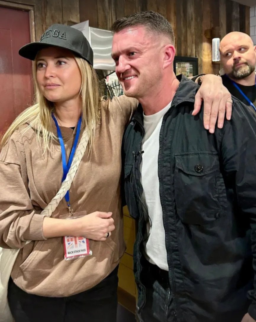 Neighbours Star Holly Valance Joins Far-Right Extremist March in London - Second Image