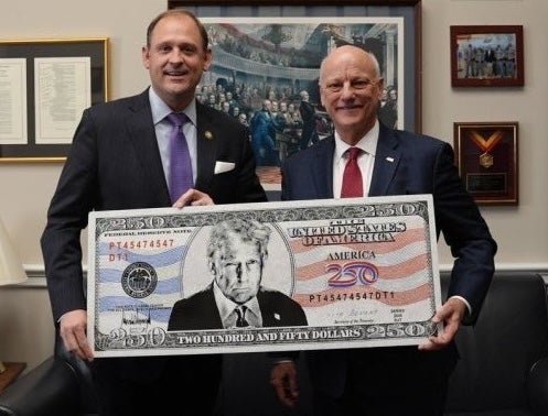 Trump's Face on New $250 Bill Sparks Outrage - Second Image