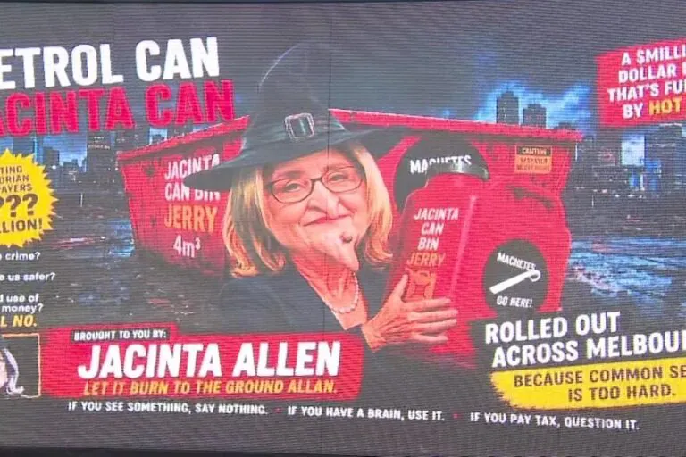 “Ditch the Witch” Billboard Sparks Fury Across Melbourne
