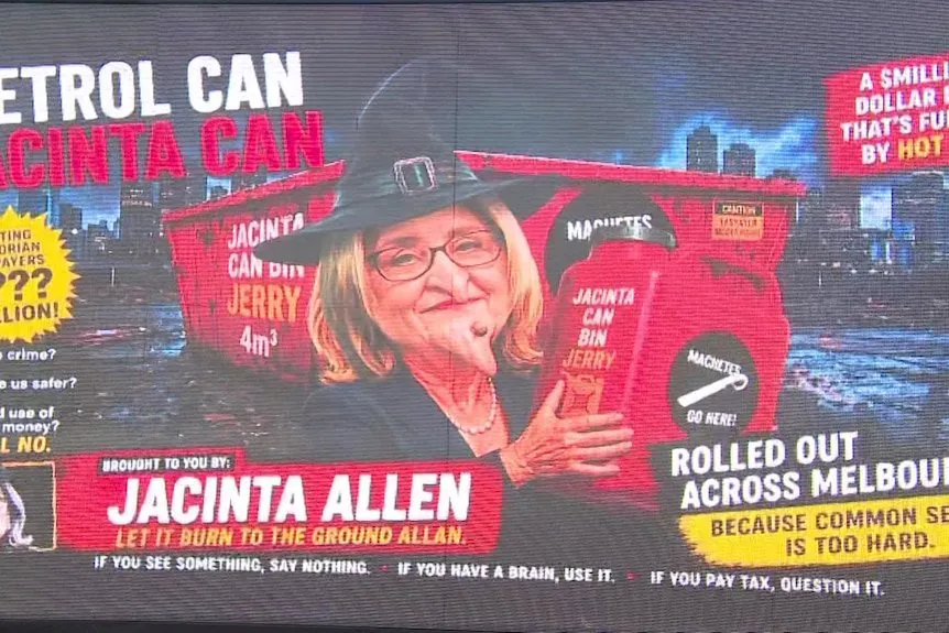 “Ditch the Witch” Billboard Sparks Fury Across Melbourne