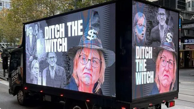 "Ditch the Witch" Billboard Sparks Fury Across Melbourne - Second Image
