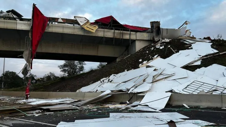 Truck Inferno Erupts on Melbourne Freeway