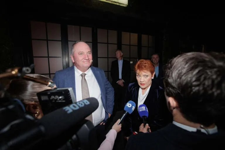 Neo-Nazi Gatecrasher Sparks Chaos at One Nation Fundraiser