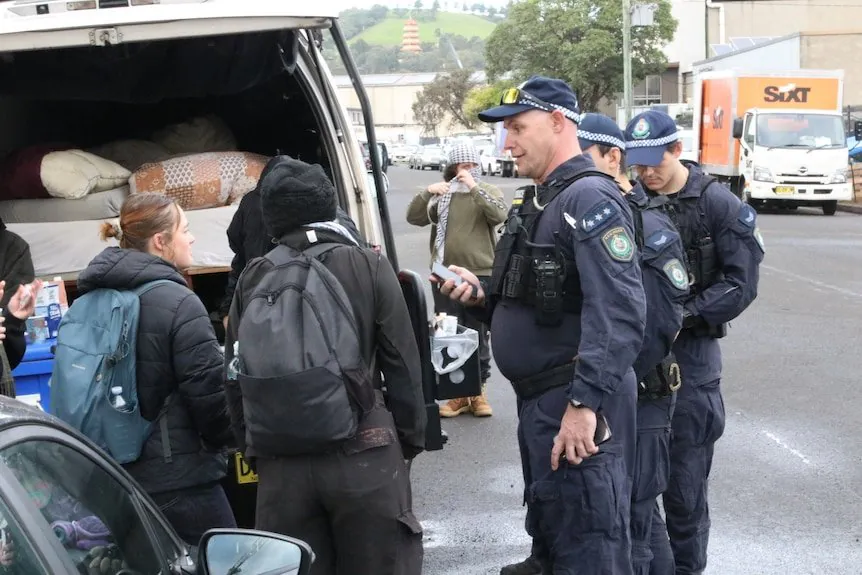 Cop Slams Woman to Ground at Wollongong Protest - Second Image