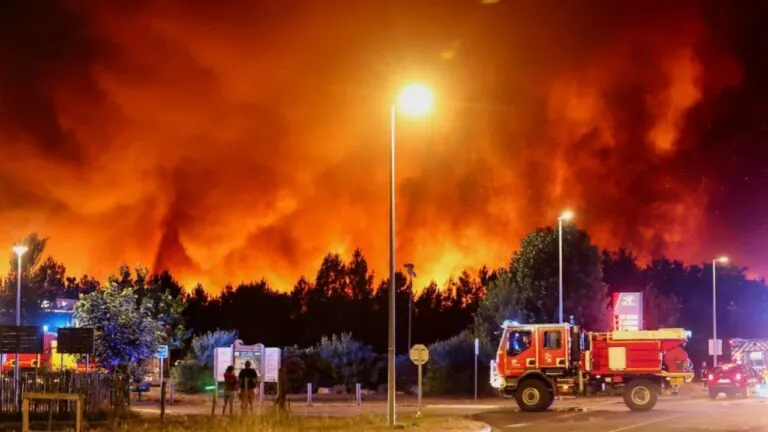France and Spain Engulfed in Wildfire Inferno