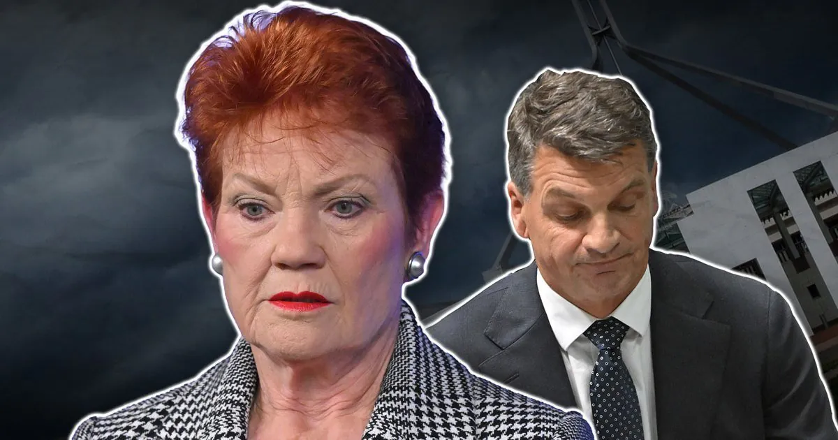 Hanson Unleashes Fury at Taylor in One Nation Row