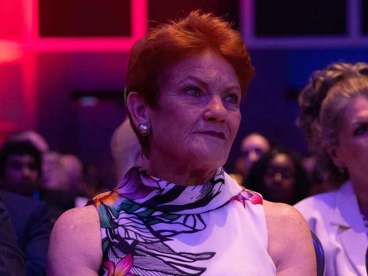  Pauline Hanson's Incendiary UK Speech Sparks Outrage - Second Image