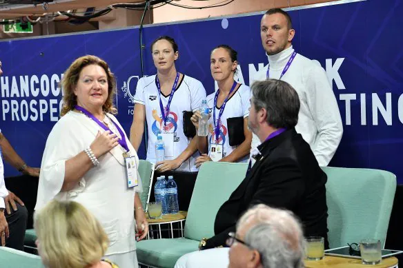 Gina Rinehart Offers Aussie Swimmers $20,000 Gold Medal Bonuses