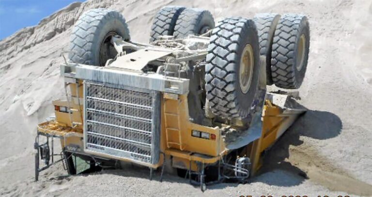 Mining Truck Horror One Dead, One Fighting for Life