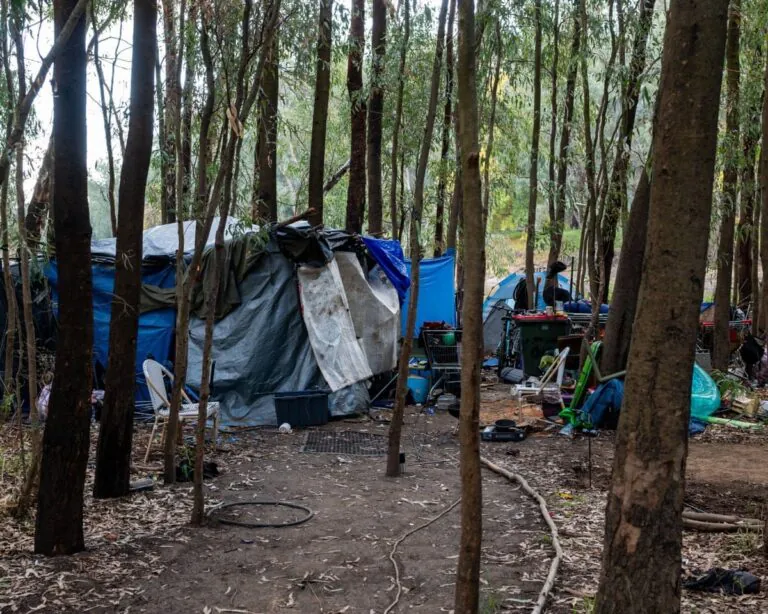 Homeless Brutal Eviction From Park In Australia