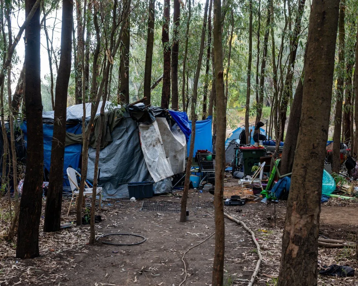 Homeless Brutal Eviction From Park In Australia