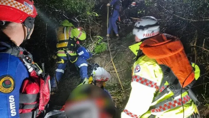 Motorist Rescued from Rooftop as Storms Bring Chaos
