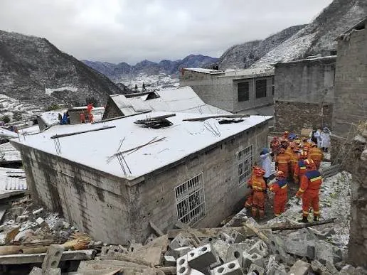 Landslide Horror in China Dozens Trapped in Chongqing Province Disaster - Second Image