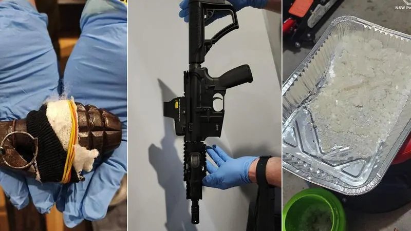 Grenades, Guns & $3M in Drugs Uncovered in Sydney Cartel Raids