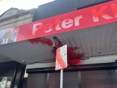 Labor MP's Office Vandalised in Brutal Attack on Democracy - Second Image
