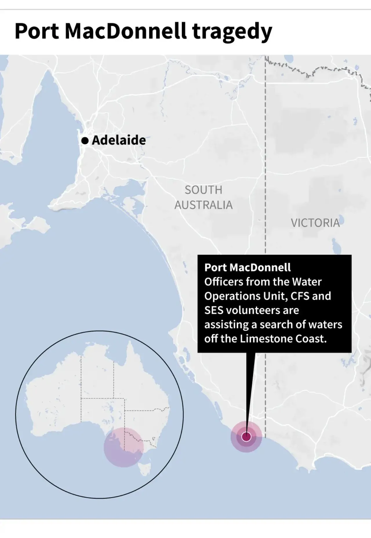  Desperate Search for Missing Baby Boy Off SA Coast - Second Image