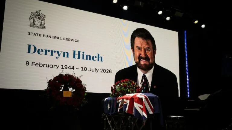 Derryn Hinch Farewelled in Emotional State Funeral Service